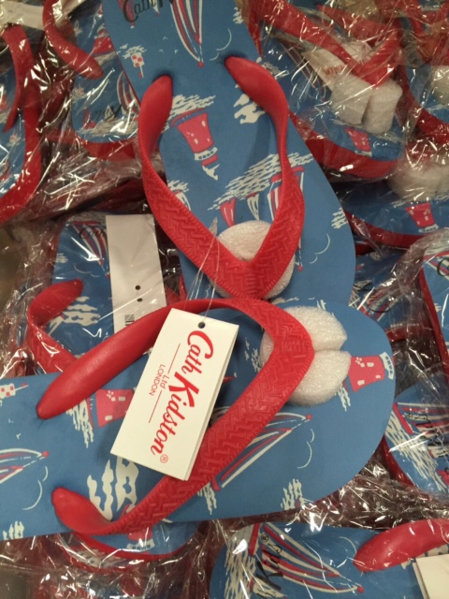 100 x Pairs of Original Cath Kidston of London Boys Flip Flop Beach Sandals - Brand New Stock -