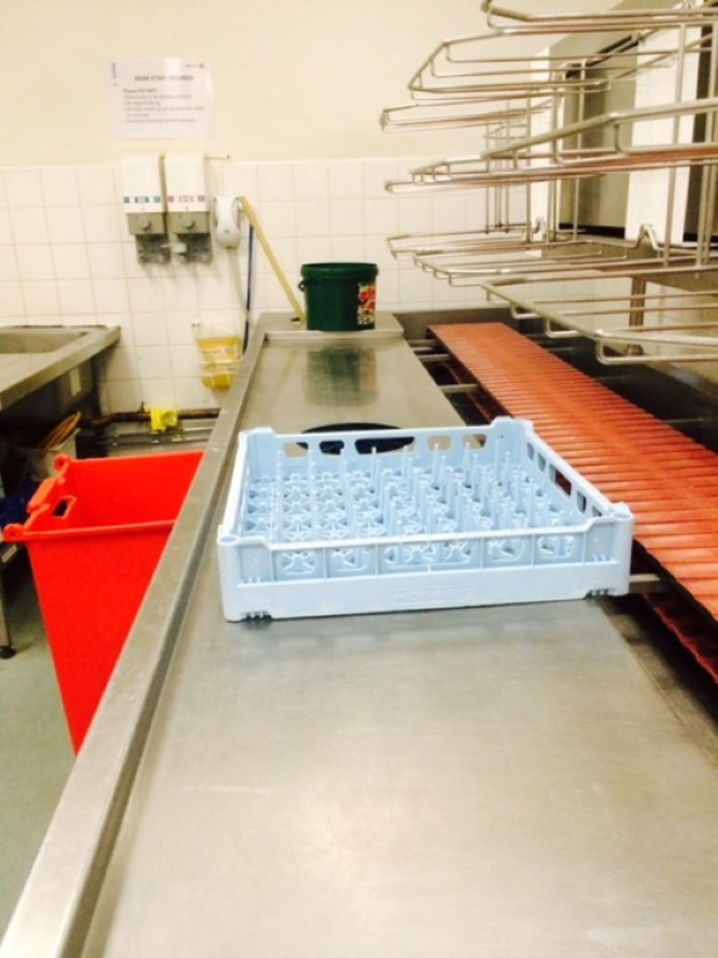 1 x Hobart Rack Conveyor Dishwasher - Stainless Steel Commercial Kitchen Equipment - With Pot - Image 15 of 28