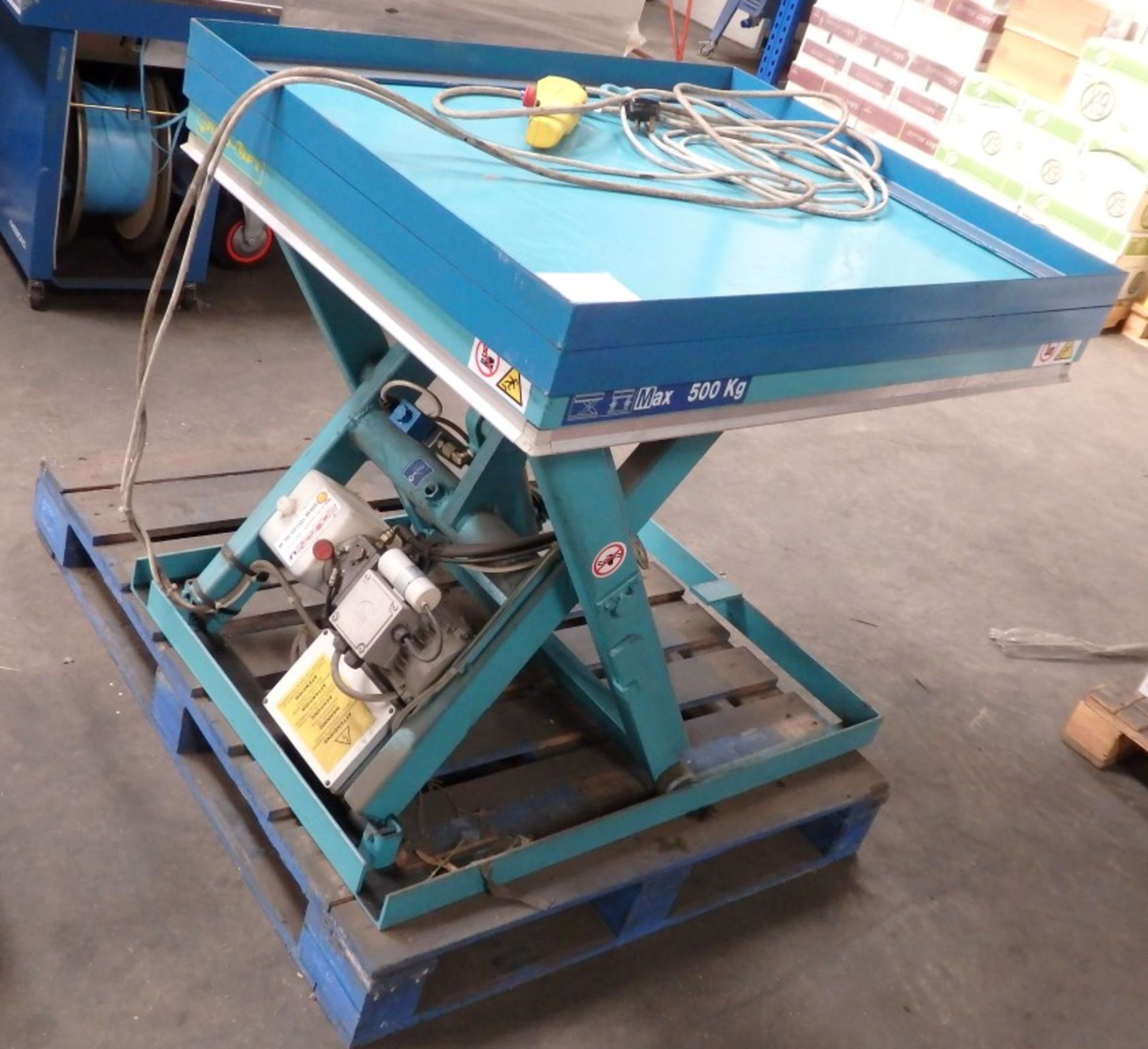 Bolzoni 500Kg Scissor Table Lift - Image 2 of 8