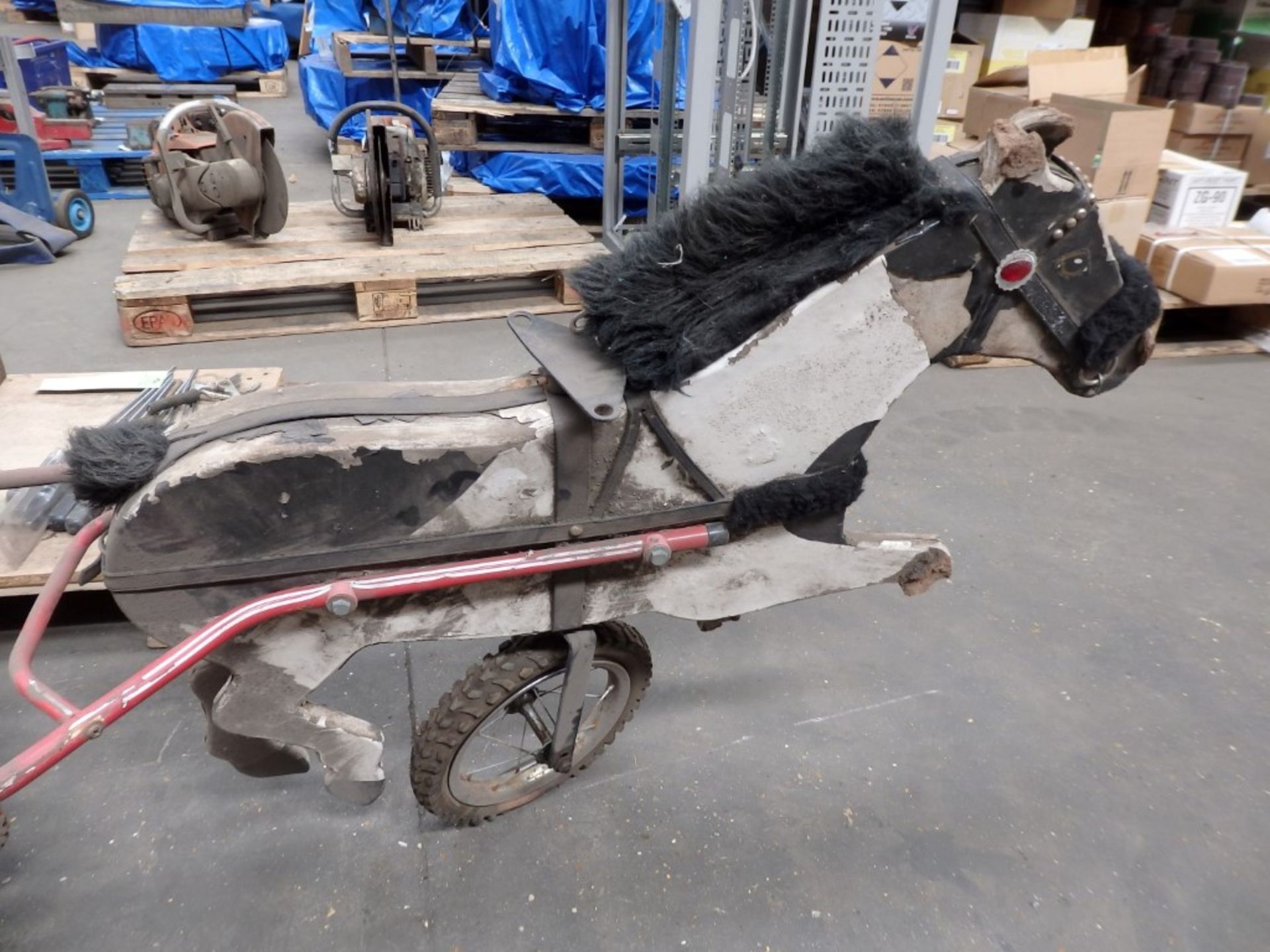 1 x Childrens Pony and Trap Bike - Barn Find - Needs Renovation Work - Overall Length 165cm - - Image 6 of 10