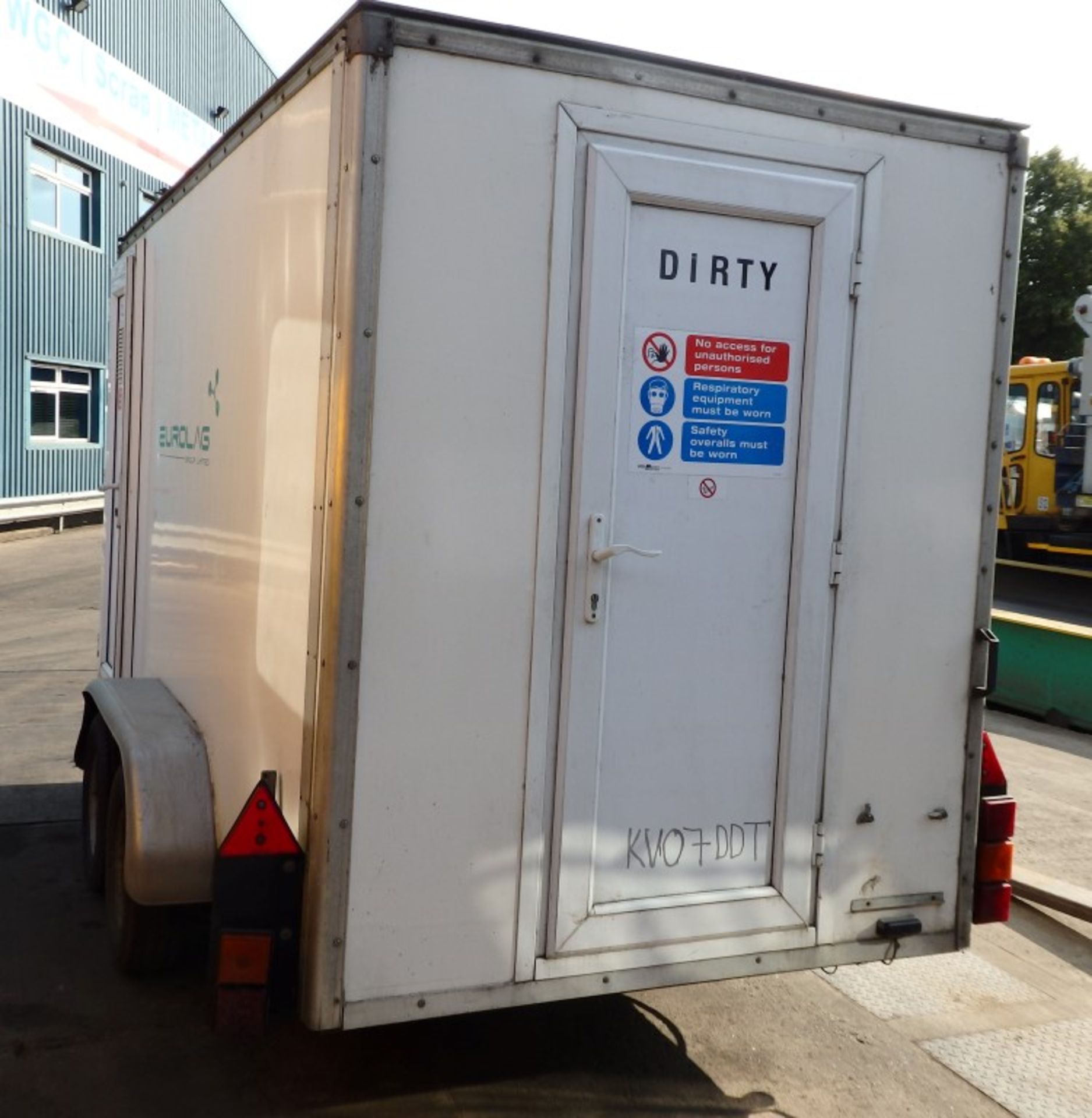 1 x Eurolag Towing Trailer With In and Out Shower Facility - Previously Used As Decontamination Wash - Image 12 of 31