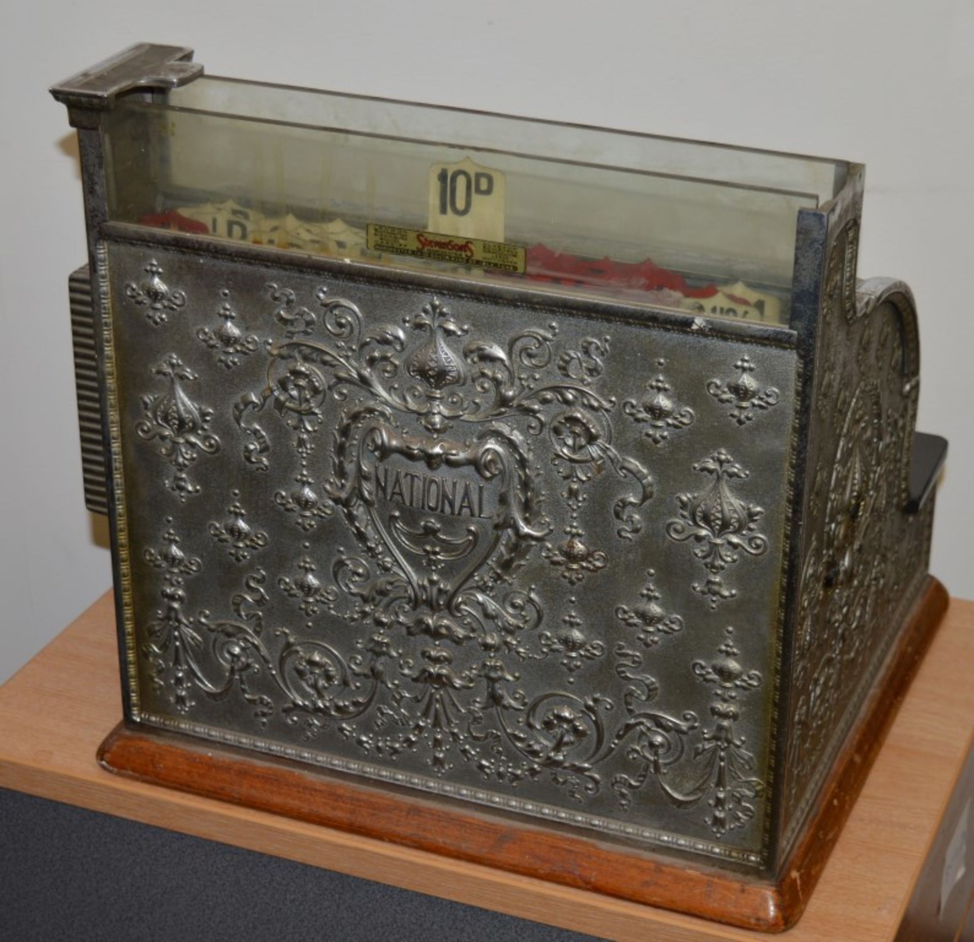 1 x Exquisite Antique National Cash Register - Circa Early 1900's - Perfect For Barbers Shop, Tattoo - Image 27 of 35