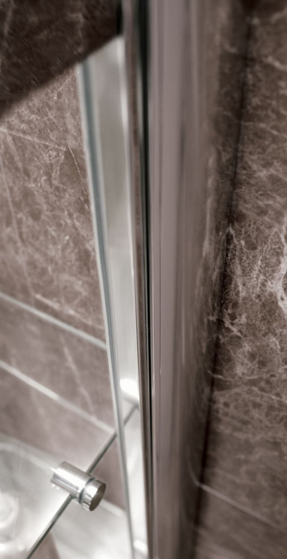 1 x Vogue Tetris Aqua Lotus Left Hand Shower Enclosure With Slimstone Stone Resin Low Profile Shower - Image 7 of 8