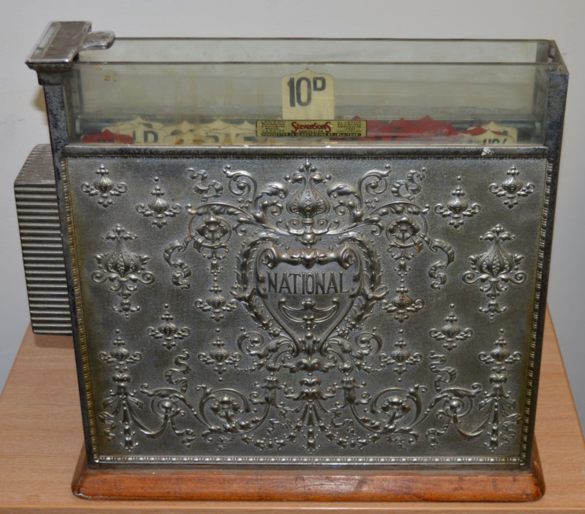 1 x Exquisite Antique National Cash Register - Circa Early 1900's - Perfect For Barbers Shop, Tattoo - Image 28 of 35