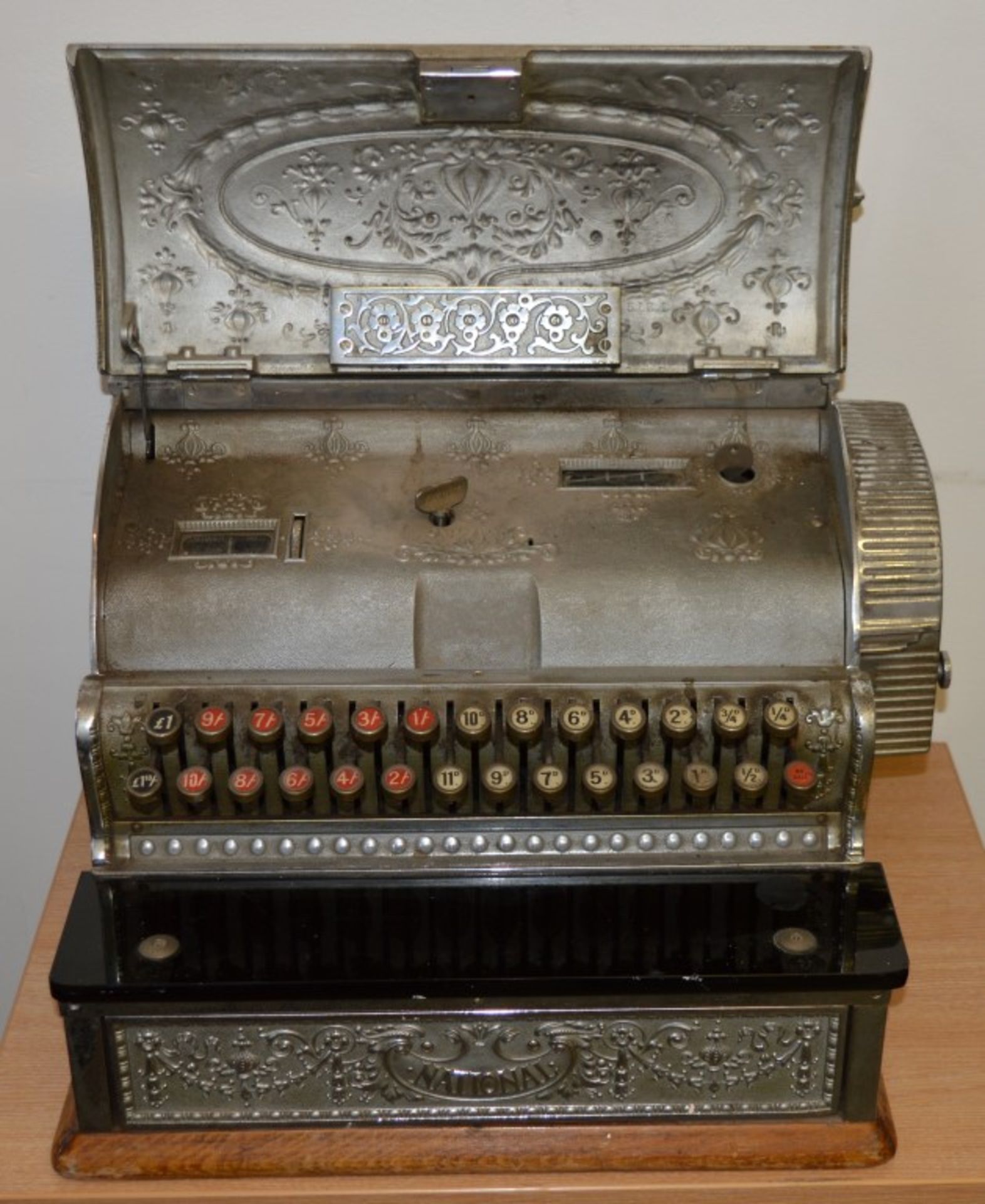 1 x Exquisite Antique National Cash Register - Circa Early 1900's - Perfect For Barbers Shop, Tattoo - Image 14 of 35