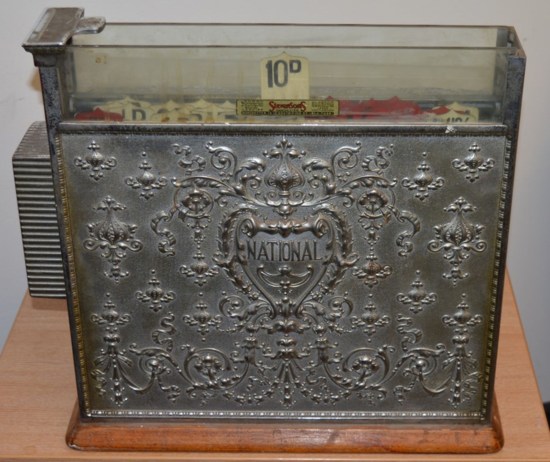 1 x Exquisite Antique National Cash Register - Circa Early 1900's - Perfect For Barbers Shop, Tattoo - Image 29 of 35