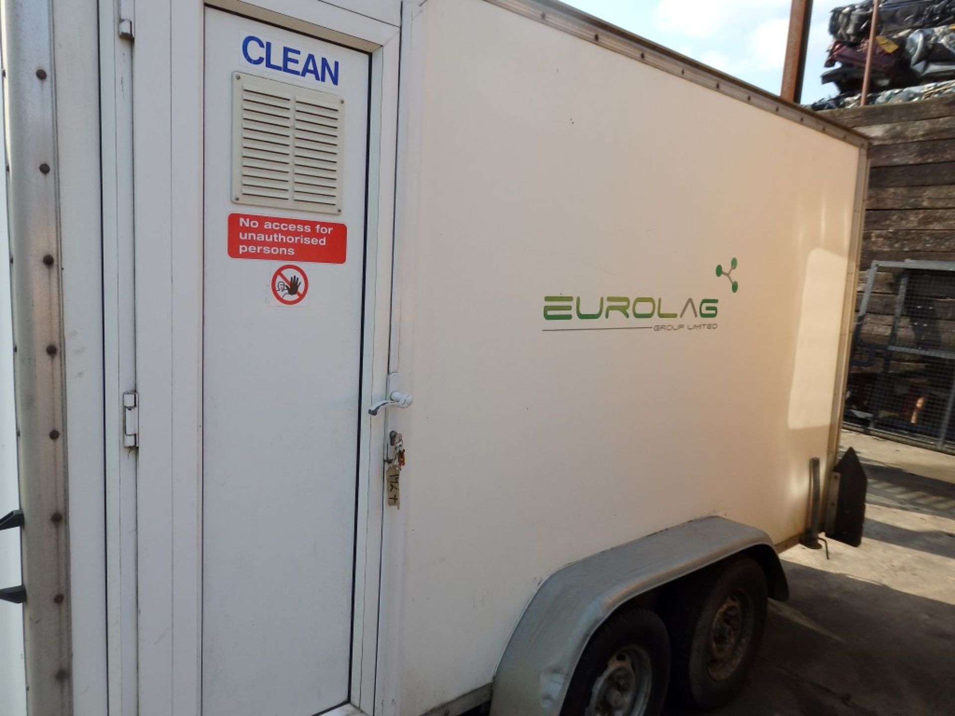 1 x Eurolag Towing Trailer With In and Out Shower Facility - Previously Used As Decontamination Wash - Image 18 of 31