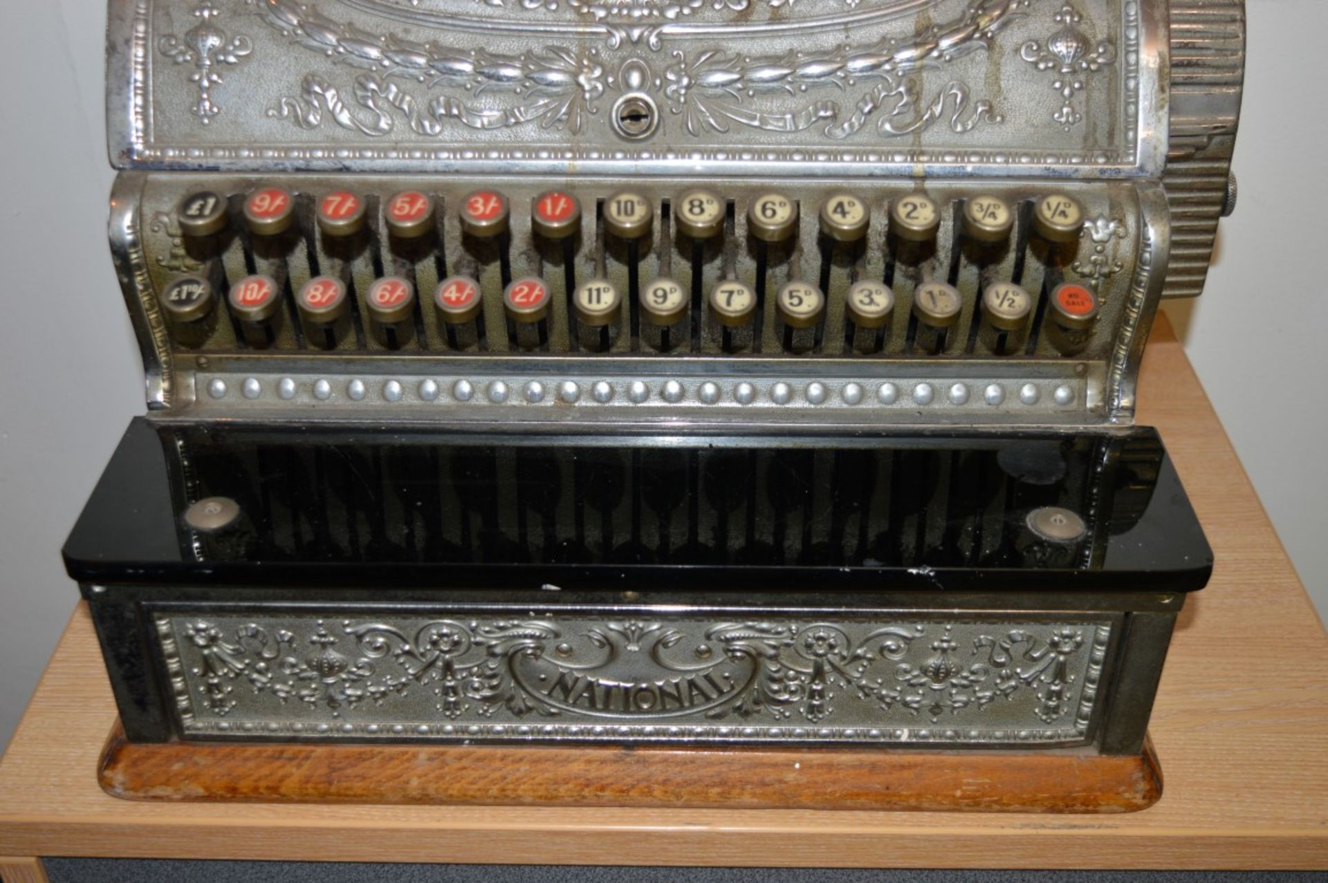 1 x Exquisite Antique National Cash Register - Circa Early 1900's - Perfect For Barbers Shop, Tattoo - Image 6 of 35