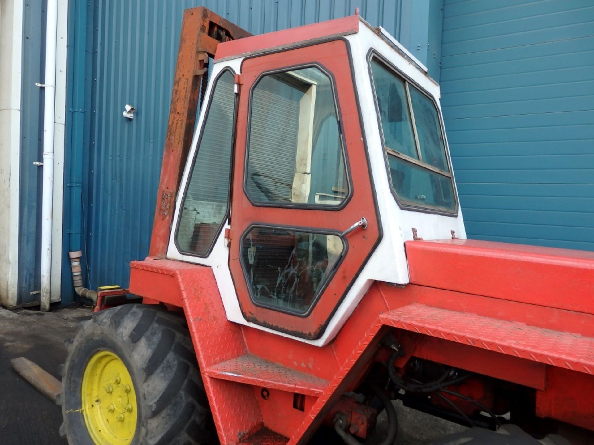 1 x Manitou Heavy Duty Rough Terrain Diesel Forklift Truck - 4444hrs - Exhaust Requires - Image 6 of 30