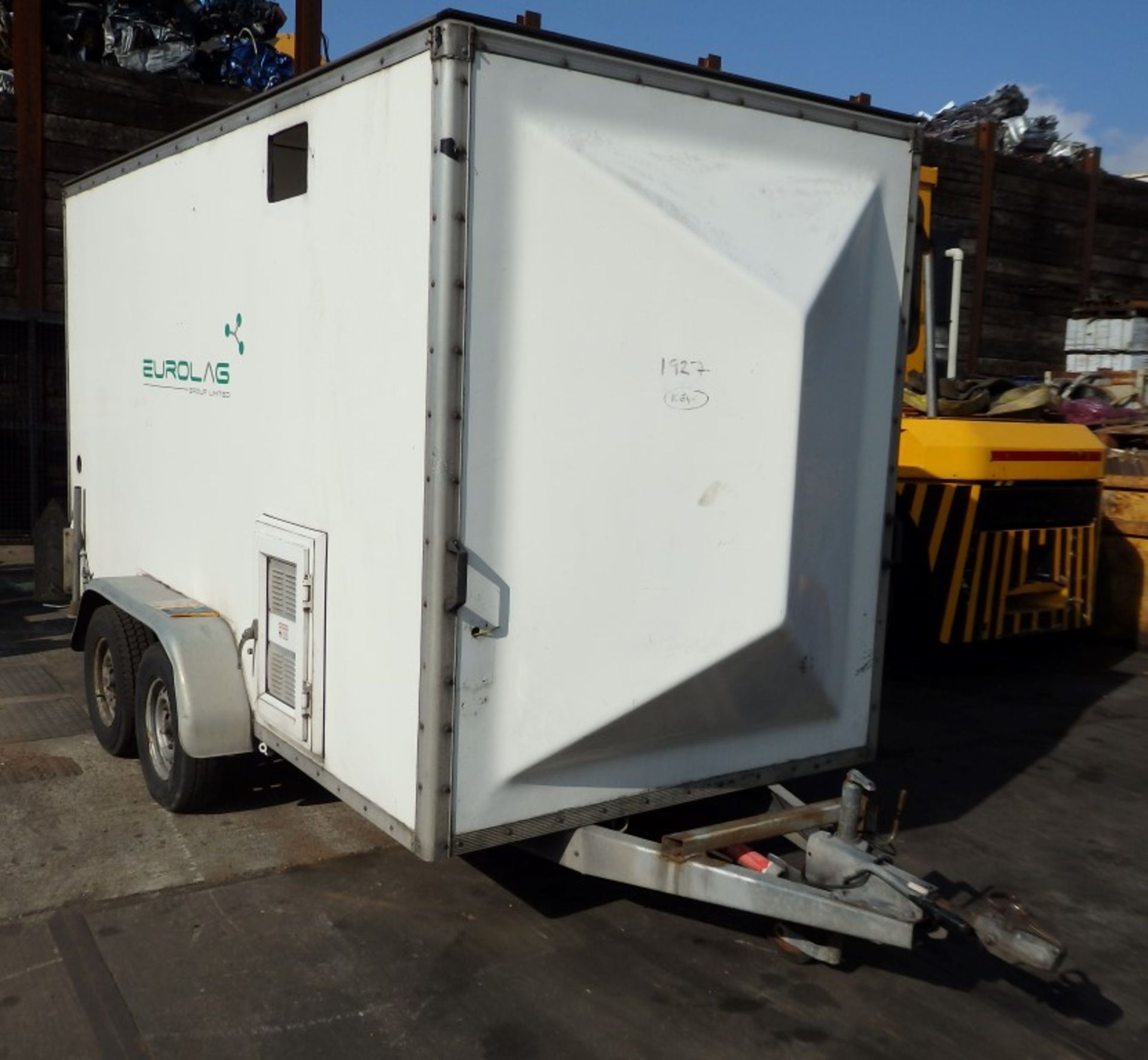 1 x Eurolag Towing Trailer With In and Out Shower Facility - Previously Used As Decontamination Wash - Image 6 of 31