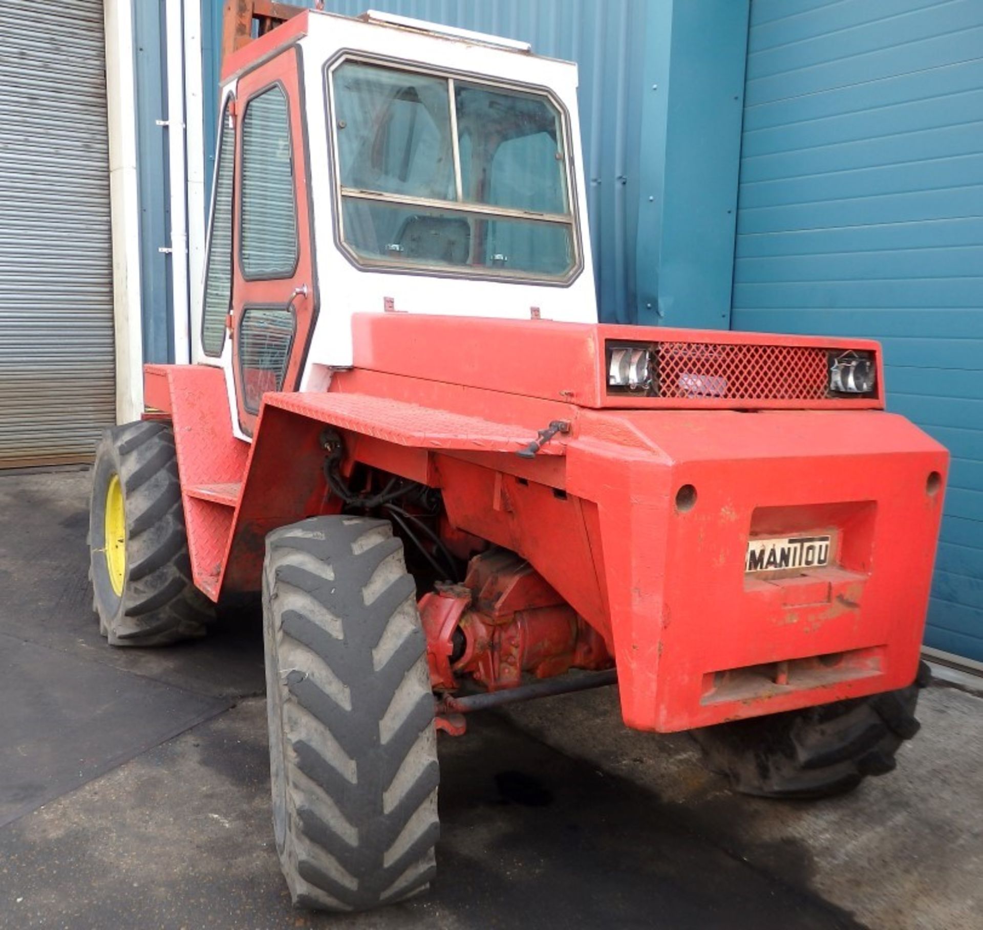 1 x Manitou Heavy Duty Rough Terrain Diesel Forklift Truck - 4444hrs - Exhaust Requires - Image 23 of 30