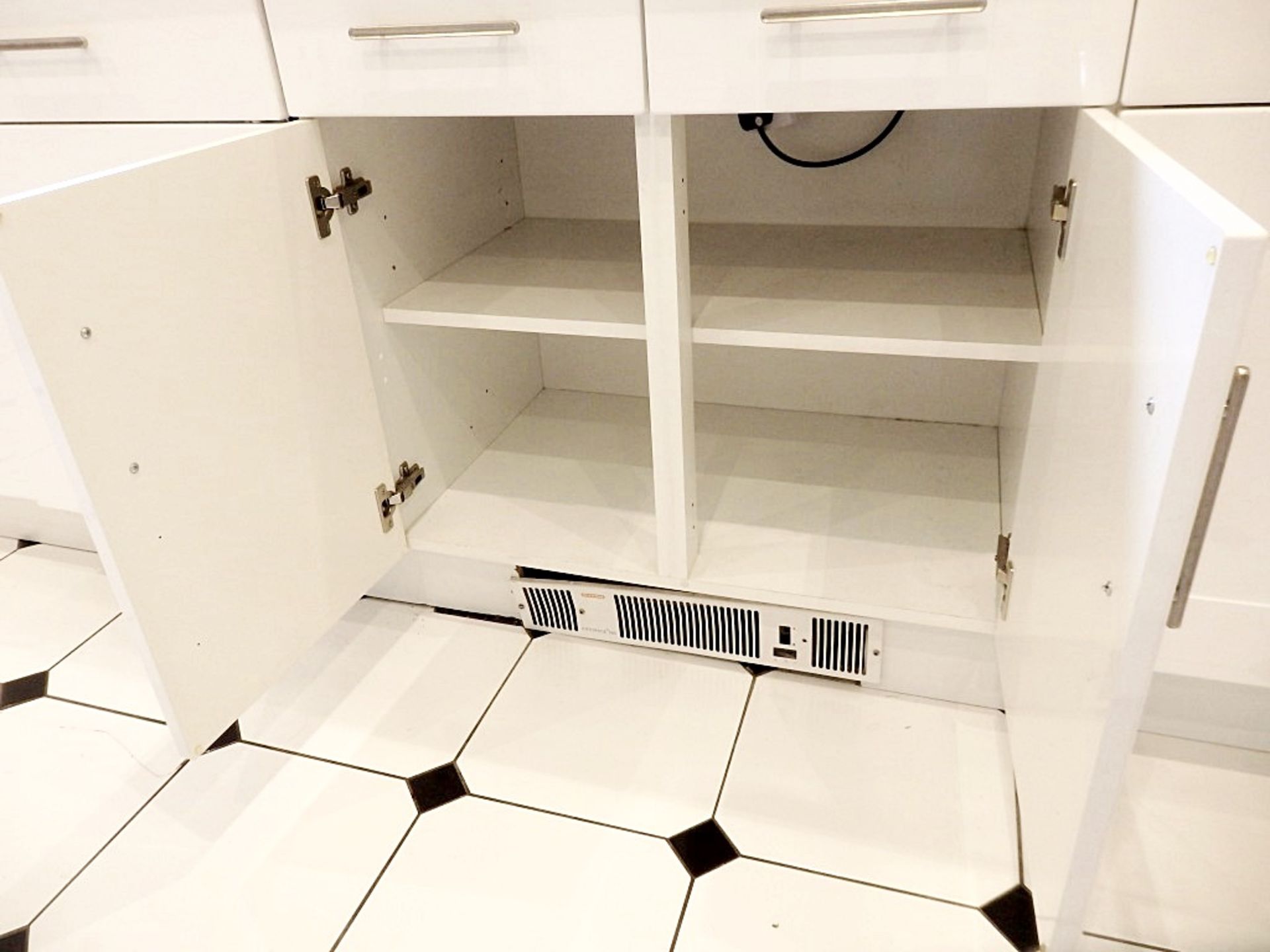 1 x White High Gloss kitchen With Neff Integrated Dishwasher, 5 Ring Stainless Steel Hob, and - Image 10 of 20