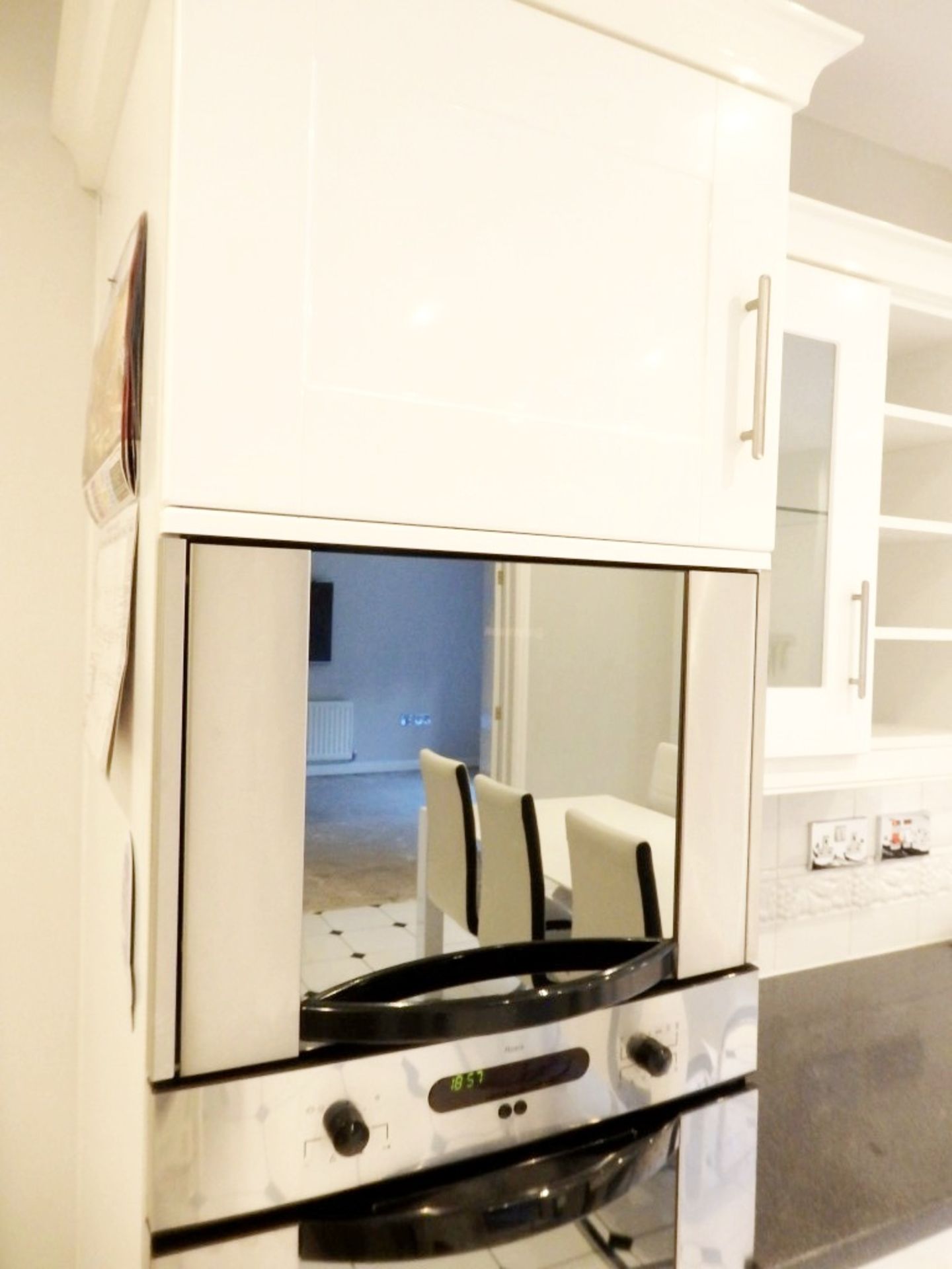 1 x White High Gloss kitchen With Neff Integrated Dishwasher, 5 Ring Stainless Steel Hob, and - Image 18 of 20