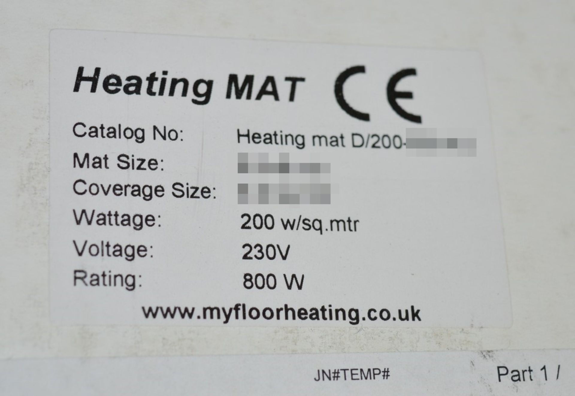 1 x Underfloor Heating System by MyFloorHeating - Covers 1.5 Square Meters - Includes 0.5 x 3m - Image 6 of 10