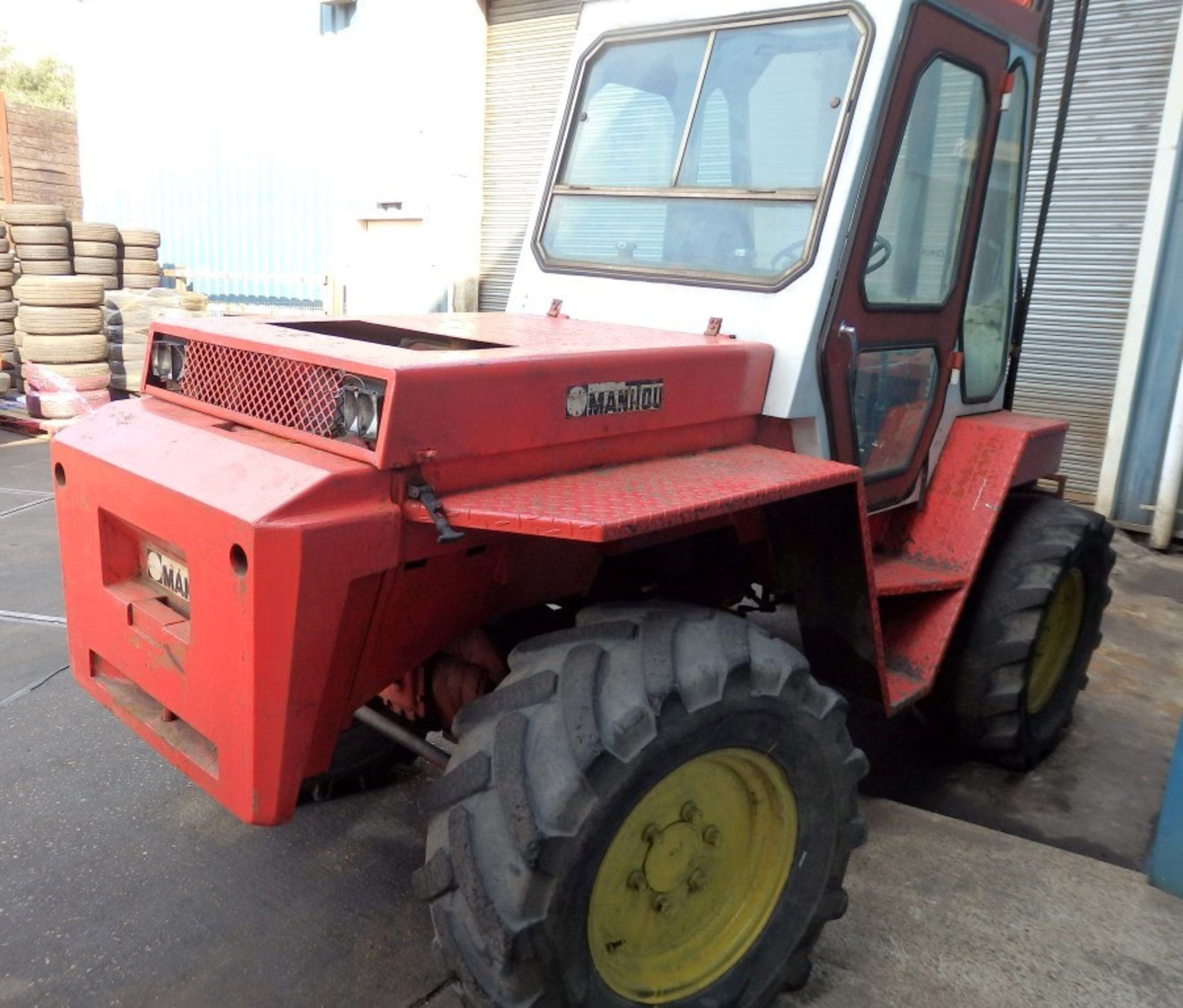 1 x Manitou Heavy Duty Rough Terrain Diesel Forklift Truck - 4444hrs - Exhaust Requires - Image 14 of 30