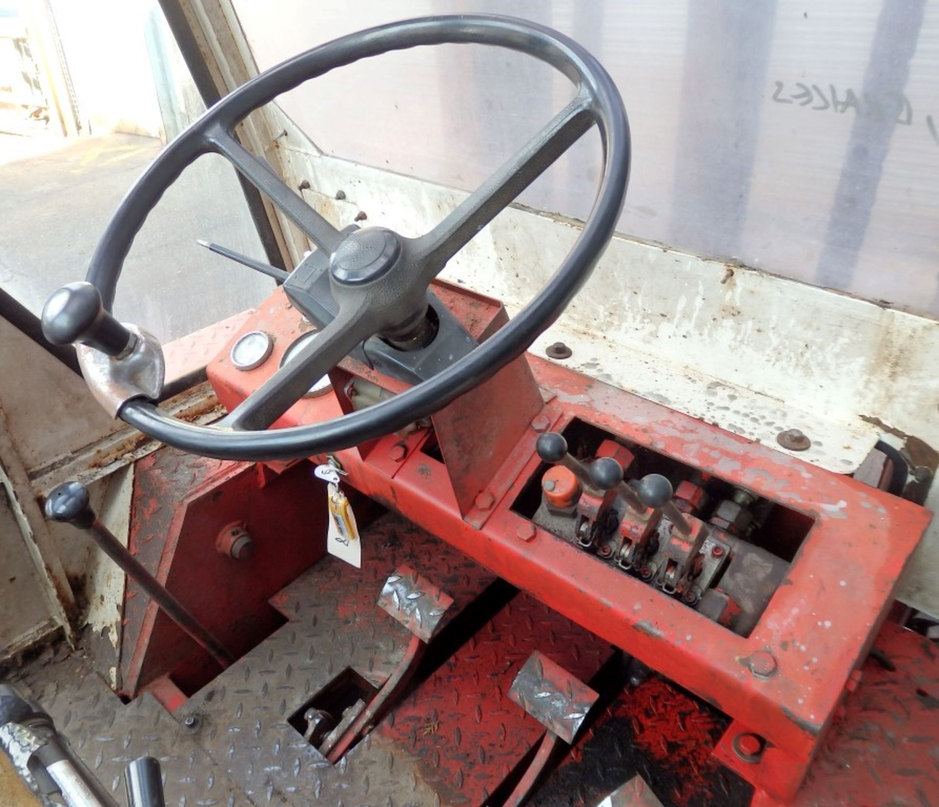 1 x Manitou Heavy Duty Rough Terrain Diesel Forklift Truck - 4444hrs - Exhaust Requires - Image 5 of 30