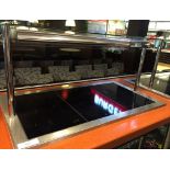1 x CED Designline Self Serve Ceran Glass Hotplate - Counter Drop In Design With Overhead Heat