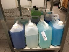 11 x Large Bottles of Assorted Cleaning Fluids - Please See Pictures - ref 277 - CL200 - Location:
