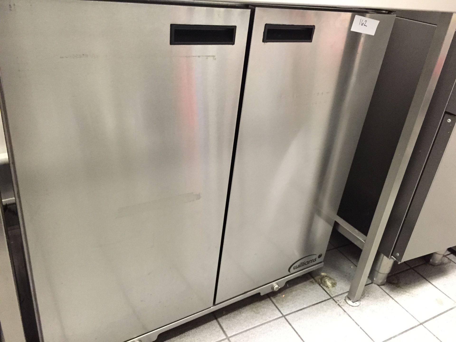 1 x Williams Two Door Commercial Stainless Steel Chiller - Model BC2 SS R1 - 240v -H89 x W89 x D51 - Image 2 of 5