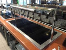 1 x CED Designline Self Serve Ceran Glass Hotplate - Counter Drop In Design With Overhead Heat