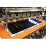 1 x CED Designline Self Serve Ceran Glass Hotplate - Counter Drop In Design With Overhead Heat