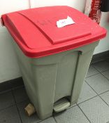 1 x Large Commercial Pedal Bin - 58 x 40 x 40 cms - CL200 - Ref 293 - Location: Somerset BA16