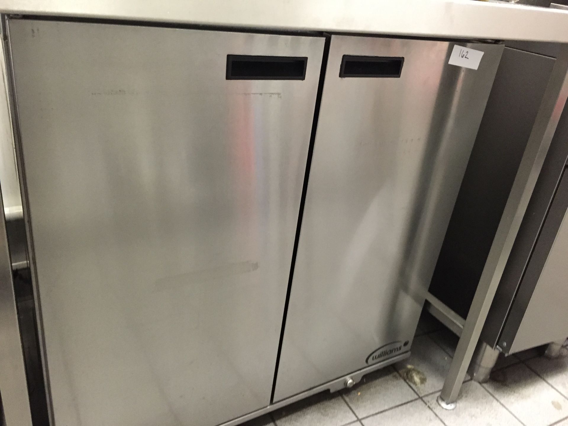 1 x Williams Two Door Commercial Stainless Steel Chiller - Model BC2 SS R1 - 240v -H89 x W89 x D51