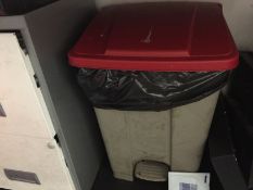 1 x Large Commercial Pedal Bin - 58 x 40 x 40 cms - CL200 - Ref 305 - Location: Somerset BA16