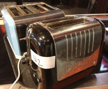 2 x Toasters Including Dualit DPP2 and Tefal TT543 - Includes Tray - CL200 - Ref 142 - Location: