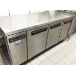 1 x Angel Refrigeration Commercial 3 Door Stainless Steel Chiller With Digital Control - H84 x