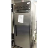 1 x Williams Jade LJ1SA Stainless Steel Single Door Upright Freezer - Features Self Closing Door,