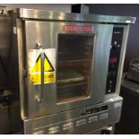 1 x Blodgett Convection Oven - Model DFG50 - Features Duel Flow, Half Size, Single Deck, Solid State