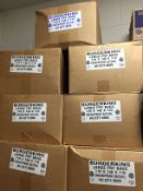 35,000 x Burger King Large Fry Bags - 7 Boxes Containing 5000 Greaseproof Satchels in Each - 110 x