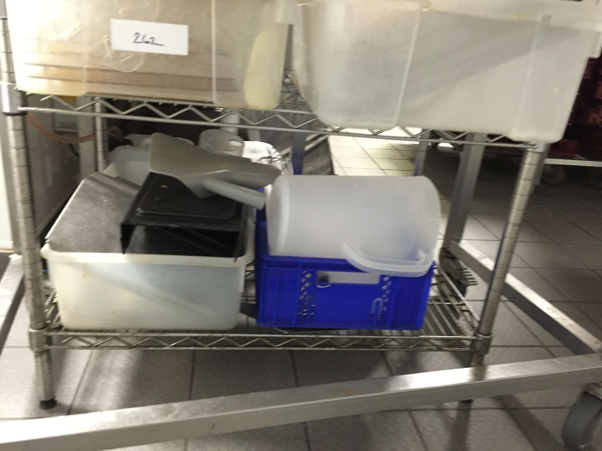 1 x Commercial Catering Wire Storage Shelf Contents not included - Two Tier - H62 x W100 x D40cm - Image 2 of 2