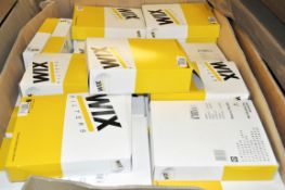 **Pallet Job Lot** 92 x Assorted Wix Air Filters – Wix006 – 5 Types supplied – CL045 - Brand New
