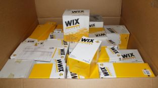**Pallet Job Lot** Approx 90 x Assorted "Wix" Air, Pollen & Fuel Filters – Wix086 – 8 Different