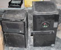 2 x Wharfdale Speakers - Ideal For DJ Nightclub or Disco - Untested - CL090 - Ref BL143 RE - Various