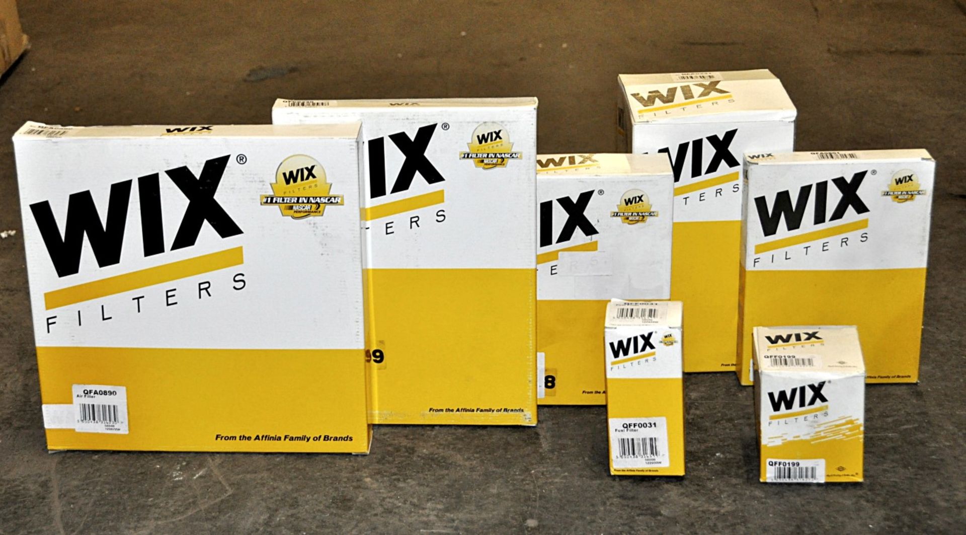 **Pallet Job Lot** 100 x Assorted Wix Air, Fuel & Pollen Filters – Wix010 – 10 Types supplied –