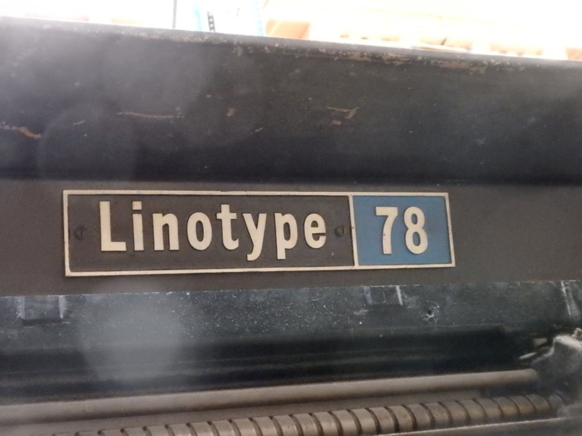 1 x Original Linotype Model 78 Printing Press - Untested In Good Aesthetic Condition - Fantastic - Image 7 of 23