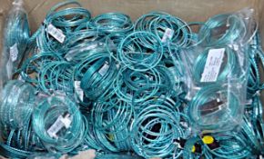 Box Of Bracelets By True Spirit - Approx 200 x Individual Bracelets - Colour: Turquoise In Various