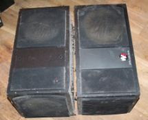 2 x Wharfdale 3180 Speakers - 175w 40HMS - Ideal For DJ Nightclub or Disco - Untested - CL090 -