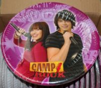 500 x Packs Of Disney Camp Rock Paper Plates - Each Pack Contains 10 x 23cm Plates - RRP £3.50 Per