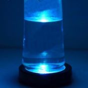 58 x Beauty Light Glass Coasters - Battery Powered Multi Coloured LED Light Drinks Coasters - Use As