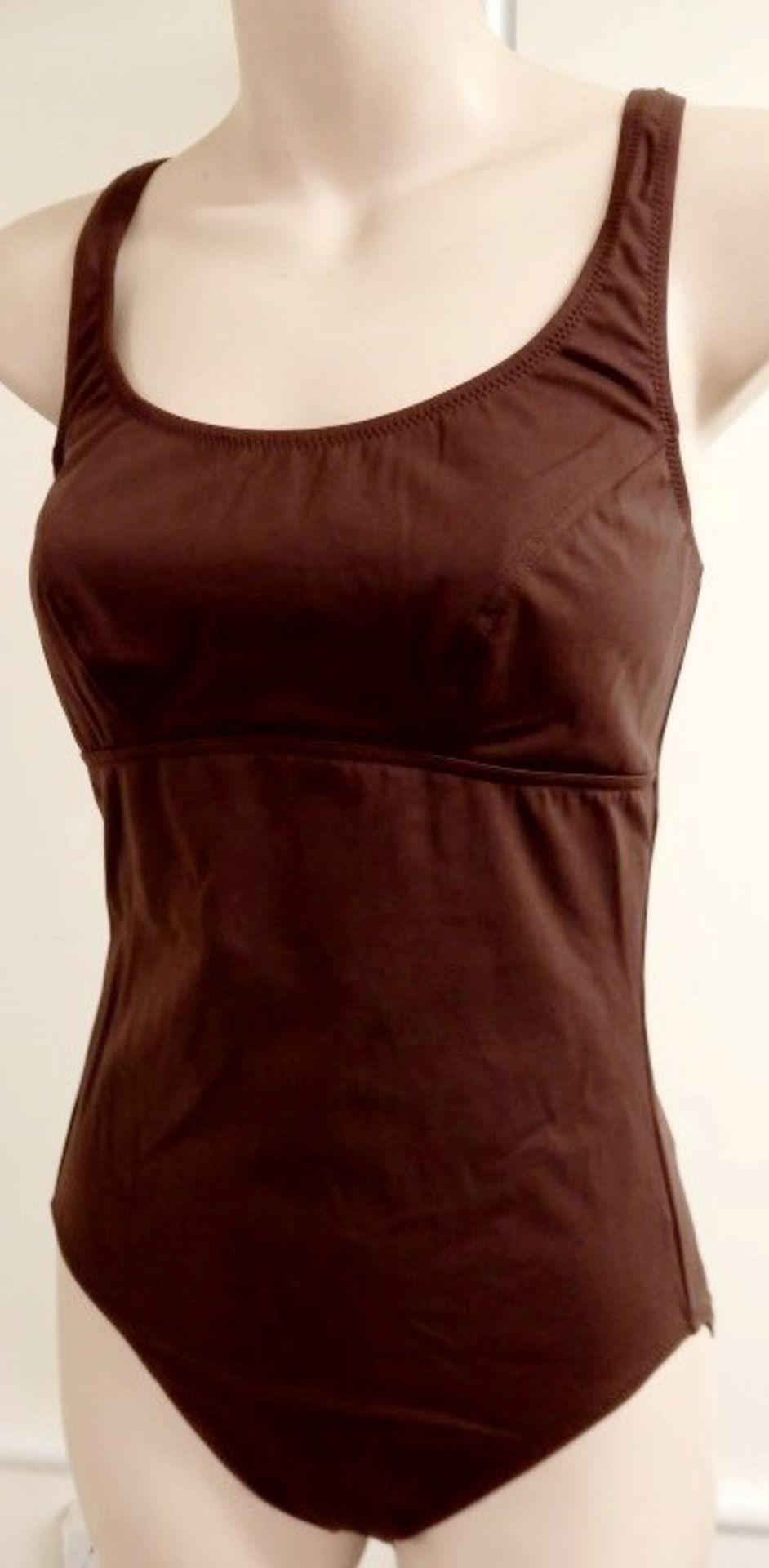 1 x Rasurel - Chocolate - Esther Swimsuit - R01030 - Size 2C - UK 32 - Fr 85 - EU/Int 70 - Ref: - Image 3 of 10