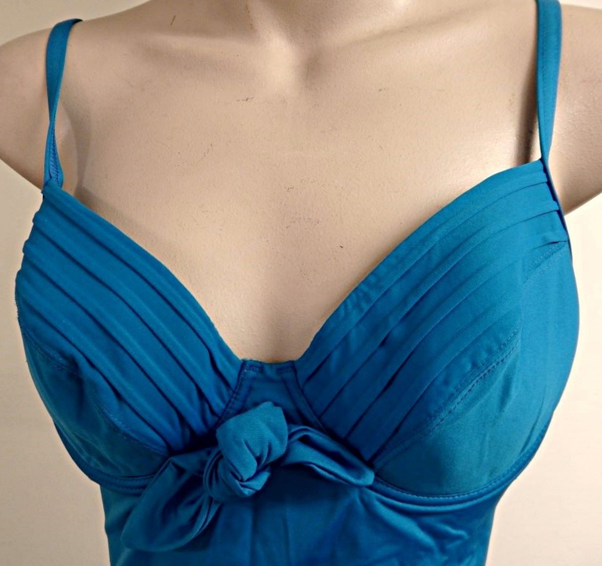 1 x Rasurel - Turquoise -Touquet balconnet Swimsuit - R20232 - Size 2C - UK 32 - Fr 85 - EU/Int 70 - - Image 7 of 9