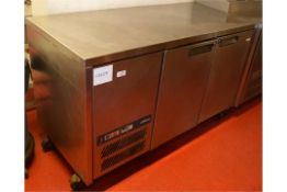 1 x Williams Catering Two Door Countertop Chiller - CL105 - Ref GD227 - 240v - Ideal For Sandwhich