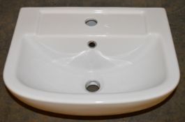 20 x Vogue Bathrooms ZERO Single Tap Hole WALL HUNG SINK BASINS - 450mm Width - Brand New Boxed