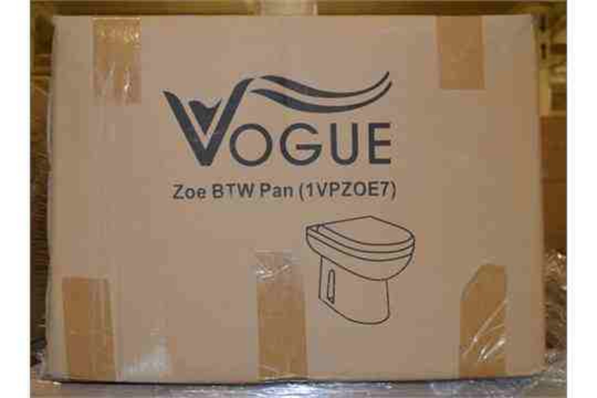 1 x Vogue Zoe Back to Wall Toilet Pan - Vogue Bathrooms - Brand New and Boxed - Seat Not - Image 2 of 2