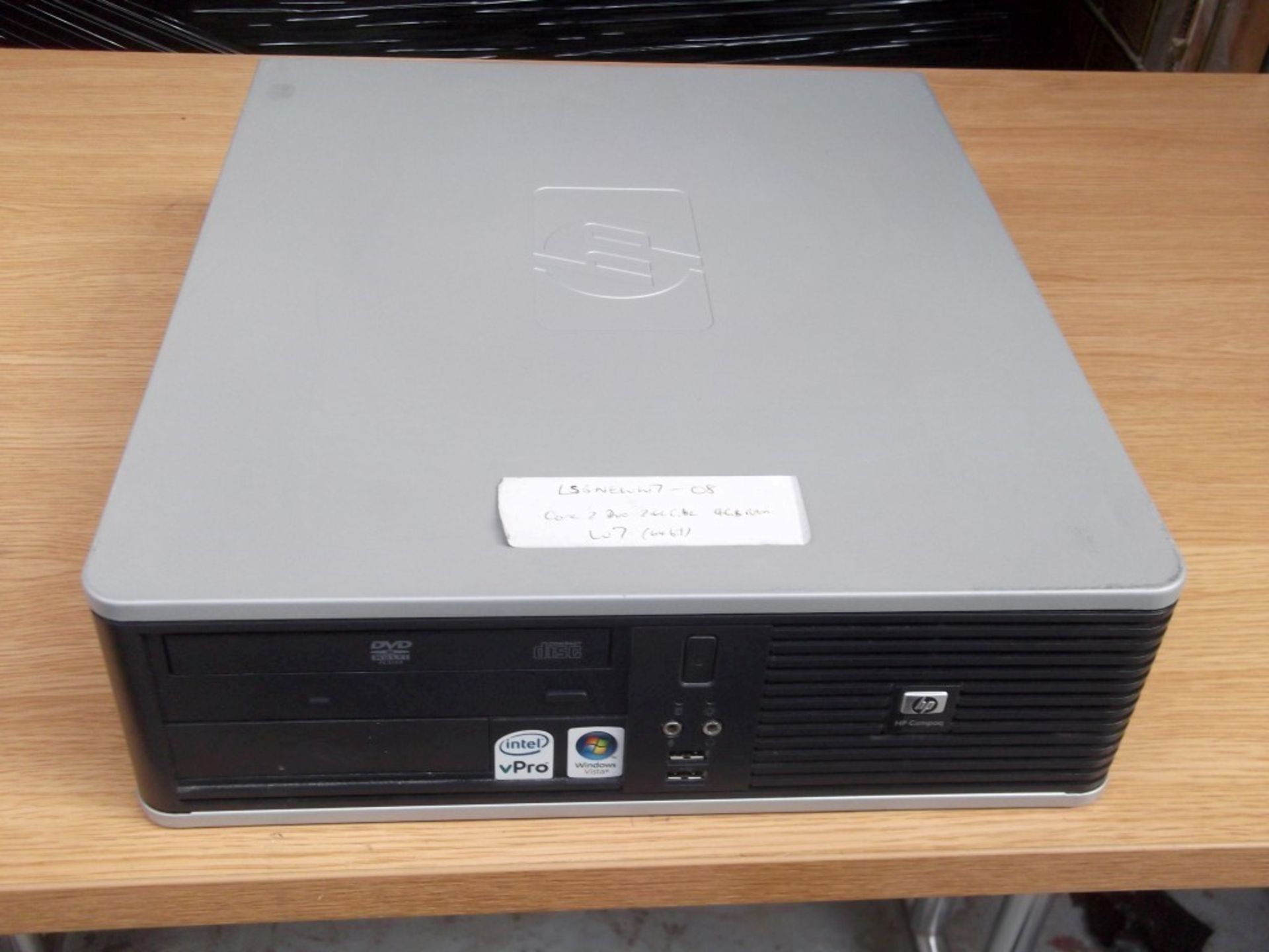 1 x HP DC7800 Desktop Computer - Intel Core 2 Duo 2.66 Ghz / 4gb Ram - HARD DISK DRIVE REMOVED - - Image 2 of 7