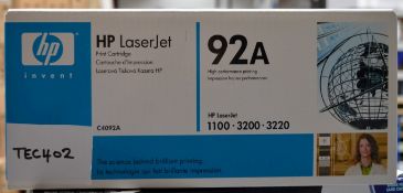 1 x HP C4092A 92A Original Black Toner Cartridge - For HP Laserjet 1100, 3200 and 3220 Printers -